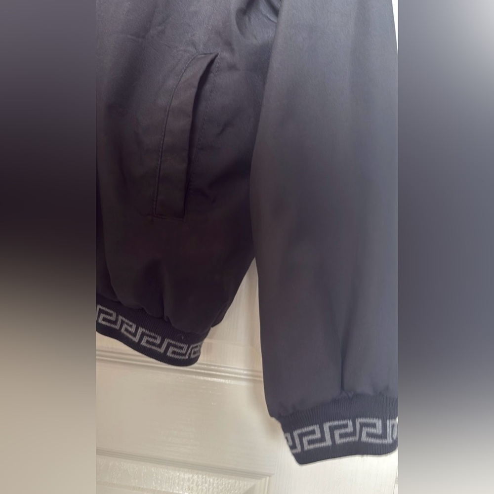 Versace greca mens black bomber jacket - M - Picture 7 of 7